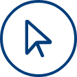 Arrow in circle icon.